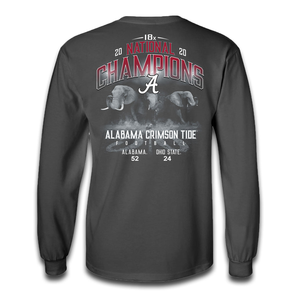 Alabama Crimson Tide 2017 National Champions Kings Of Confetti T Shirt Xl