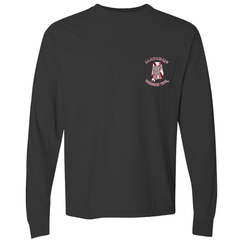 Double Flags | Unisex Alabama Crimson Tide T-Shirt | Graphite