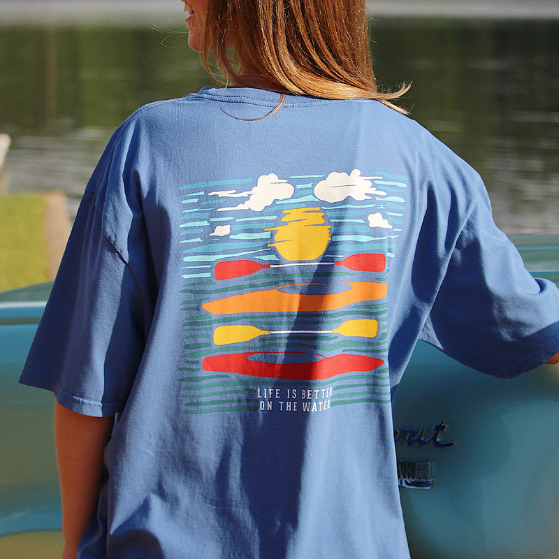 On the Water | Break Clear Men's Outdoors T-Shirt | Organic Pima Cotton